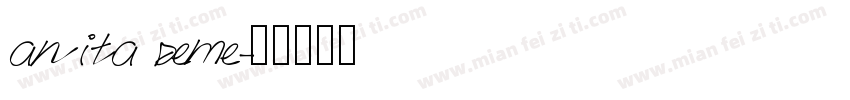 anita seme字体转换